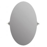 MIGLIORE Provance Зеркало овальное h80x50cm, керамика с декором ML.PRO-60.533.CR Хром